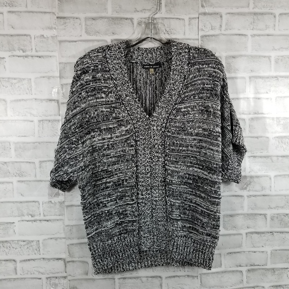 S❤ALE❤ Cable & gauge top blouse shirt sweater
